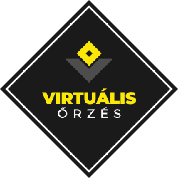 Virtuális őrzés logo - színes